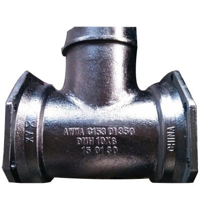 China Drainage/Sewage/Water Ductile Iron Mechanical Pivot Fire Hydrant Joint Tee Fitting AWWA C153 for sale