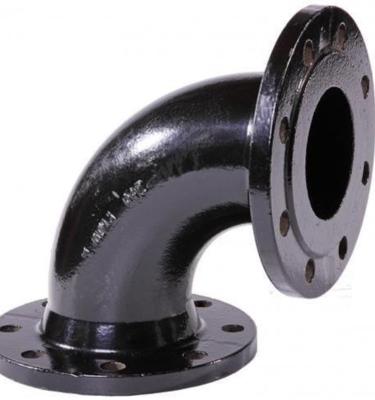 China ISO 2531 Drainage / Sewage / Potable Water EN545 Elbow 90 Degree Bend Iron Pipe And Fittings Flanged Or Plug Malleable Bend for sale