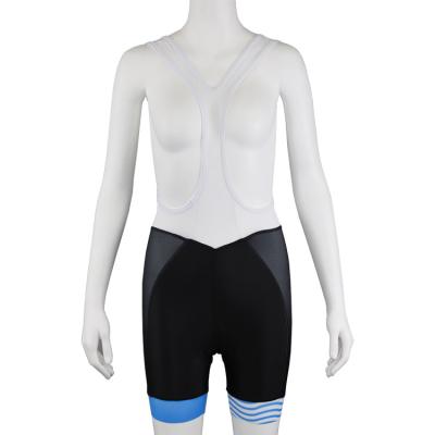 China OEM Breathable Service Women's Gel Pad Cycling Bib Shorts With Any Logo Sublimated for sale