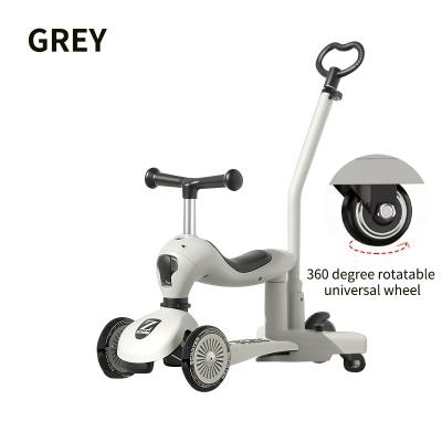 China Handlebar Adjustable Height High Quality Environmental Protection Can Sit, Ride, Push 3 in 1 Children's Scooter for sale