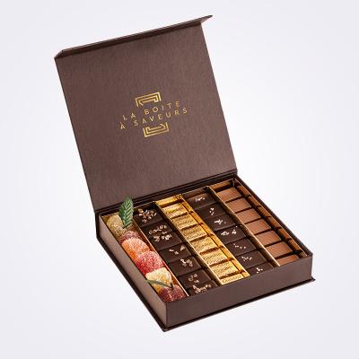 China Handmade Custom High Quality Luxury OEM ODM Chocolate Packaging Box With Insert for sale