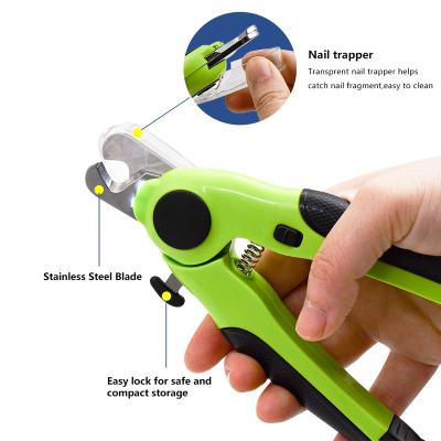 China Durable Led Lightweight Battery Pet Nail Cutter Scissors And Clipper For Dogs for sale