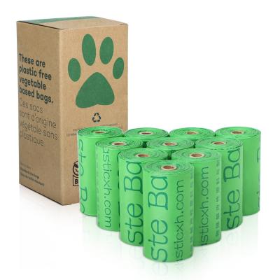 China Sustainable Biodegradable Custom Printed Earth Rated Wholesale Compostable Pet Dog Poop Waste Bag for sale