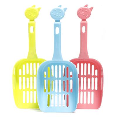 China Puppy/Small Thick Waste Tray Pet Cleaning Tool Plastic Cat Sand Toilet Cleaner Scoop Spoons Cat Litter Shovel Cat Scoop Dog/Cat Goods CHENXU for sale