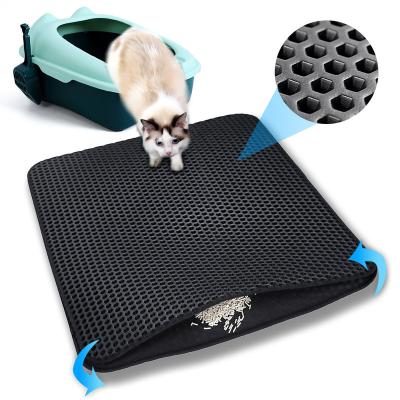 China EVA Double-Layer Trapper Mat Pet Waterproof Cat Litter Mat for sale