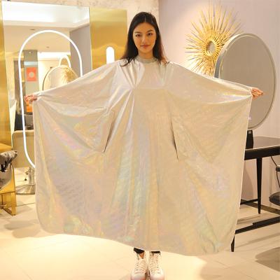 China Logo Customized Logo Salon Gown Hairdressing Cape Waterproof Hair Cutting Cape Umbrella Gown for sale