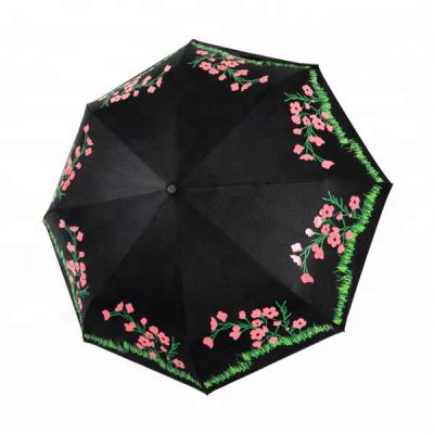 China Customized Amazing Color Changing Magic Rain Umbrella Design Color Changing Umbrella for sale