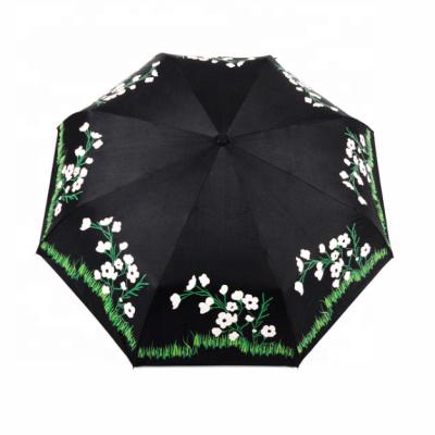 China Minimalist Custom Made High Quality Color Changing Promotional Umbrella for sale