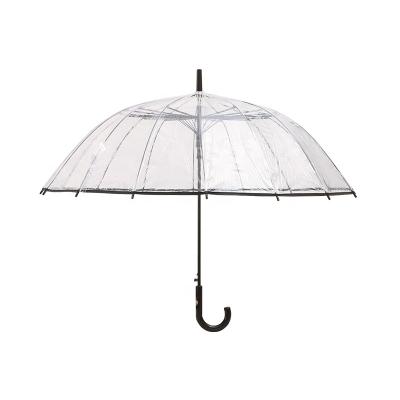 China Minimalist Clear Large Outdoor Commercial Umbrella for sale