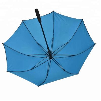 China Advertising Custom Made China Supplier Best Quality Extra Large Bright Yellow Blue Durable Hotel Golf Umbrella for sale