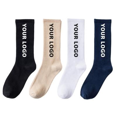 China Breathable NO moq quality unisex custom 3d printed socks jacquard custom logo handle socks mens womens custom logo socks oem for sale