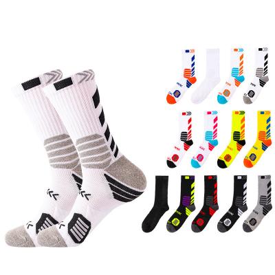 China Basketball Elite Crew Logo Long Socks Thick Terry Cushion Sports Socks Breathable Custom Wholesale Vintage Thick Socks for sale