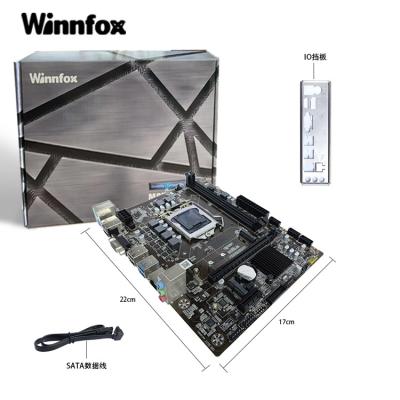 China Winnfox h110 socket 1151 DDR4 computer motherboard H110 desktop industrial motherboard for computer for sale