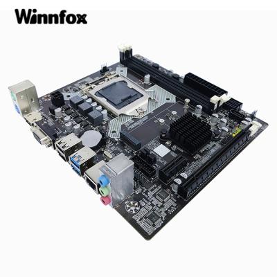 China Winnfox h18 support OEM H81motherboard LGA socket core I3 I5 I7 mainboard DDR3 1150 desktop motherboard for sale