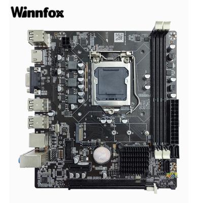 China Winnfox H61 Mainboard LGA Game i3 i5 i7 1155 Desktop Motherboard For Computer PC H61 Motherboard for sale