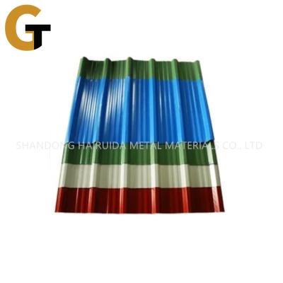 China 24 Gauge Corrugated Iron Roofing Sheet Metal Corrugated Steel Roofing Sheets for sale