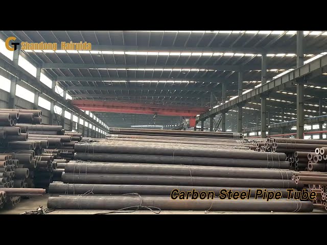 Hollow Carbon Steel Pipe Tube Erw Hot Rolled Non Alloy For Oil / Gas