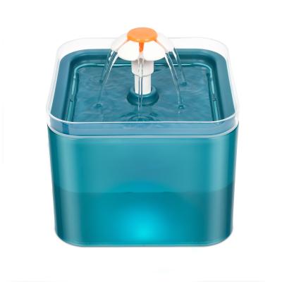 China Newest Stocked Dispenser 2020 Translucent Smart Cat Fountain Pet Drinking Water Fountain Sale for sale