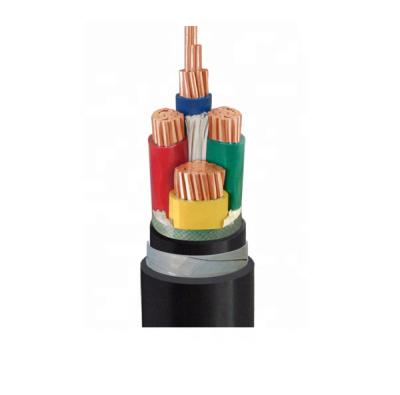 China Power Plant Copper Cable ZR YJV22 0.6/1kv XLPE Insulated Steel Tape Armored FR PVC Underground Power Cable for sale