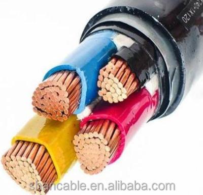 China 0.6/1kV XLPE DSTA PVC YJV22 Underground Steel Tape Armored Electrical Power Cable 4x300 mm2 for sale