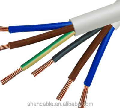 China Construction 6mm power cable 3core 6mm 4 core power cable flexible ground wire 6mm copper wire 6mm cable for sale