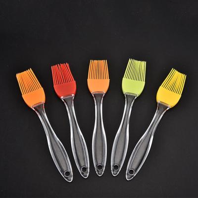 China Viable Food Grade Non-Stick Silicone Basting Brush Barbecue Sauce Oil Brush For BBQ Cooking for sale