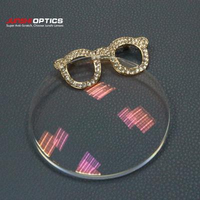 China Single Vision Wholesale Production Line 1.60 Red Coating Optical Spectacle Lenses for sale