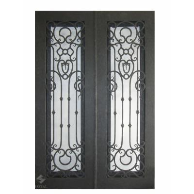 China Low Price High Quality Gold Supplier High Security Solid Wood Entry Door for sale