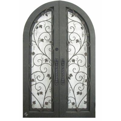 China Wrought Iron Door high model of security advanced technology prices good for sale