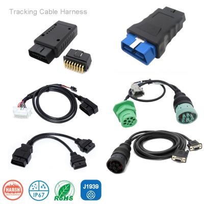 China For various vehicles obd2 obd II scanner cable connector obdii female male cable connector custom high quality cable 16 pin for sale