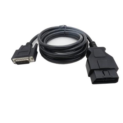 China MOST CAR OEM casting d-sub series obd plug to cable db15 db male 15 pin connector for sale