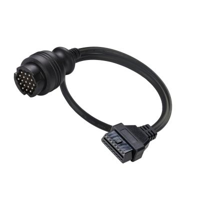 China All OBD Automotive 16 Pin Female Connector To 19 Pin Male Connector OBD Adapter Extension Cable for sale