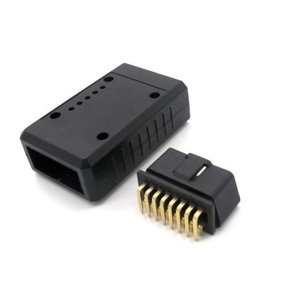 China For Different Cars OBD Diagnostic Socket Housing 24V 16 Pin OBD2 Connector PCB for sale