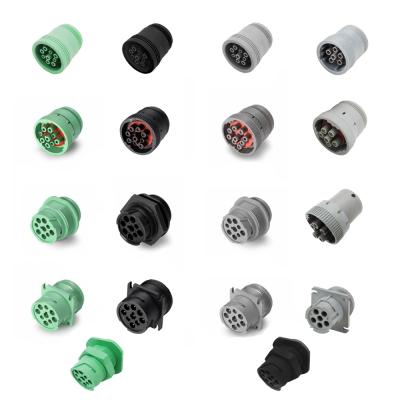 China J1939 Waterproof Power Plug 9 Pin German Circular Auto Connector for sale