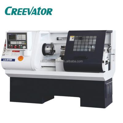 China CK6132 Small Flat Bed CNC Lathe Machine For Metal Cutting 41mm for sale