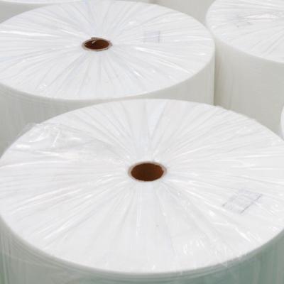 China China Factory spunlace nonwoven for wet-wipes spunlace nonwoven fabric 40gsm spunlace roll for sale