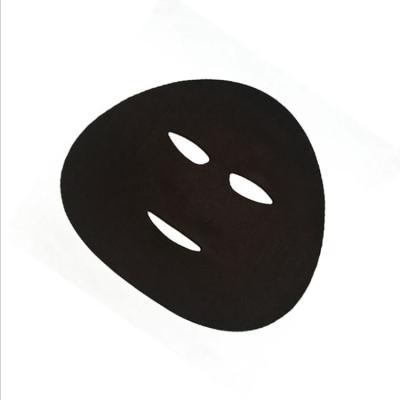 China OEM factory black mask facial dry disposable beauty face mask paper face mask black disposable for sale