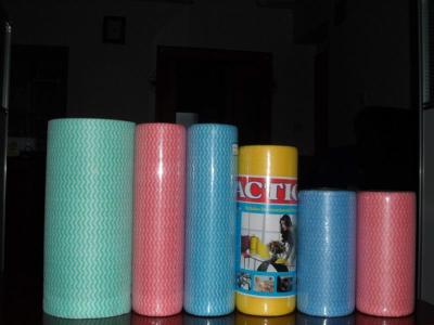 中国 世帯のための生物分解性の非編まれた生地、Spunlace のビスコース Nonwoven の生地 販売のため