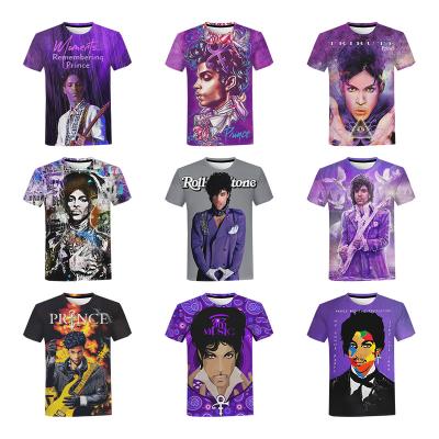 China QUICK DRY Prince Rogers Nelson 3D Printed Shirts For Men Casual Harajuku Style 3D Printing Shirt From Men Streetwear Oversized Tops for sale