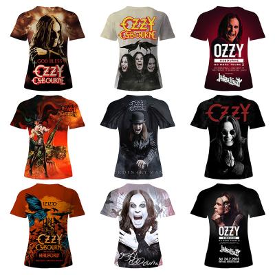 China QUICK DRY British Rock Singer Ozzy Osbourne 3D Printed Shirt For Men Hip Hop Harajuku Casual 3D Printing Shirt From Mens Short Sleeve Tops for sale