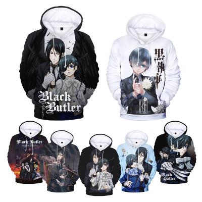 China Butle's Anti-pilling Black Men 3D Printed Hoodies For Men Anime 3D Printing Casual Fashion Harajuku Funny Oversized Pullover Hoodies for sale