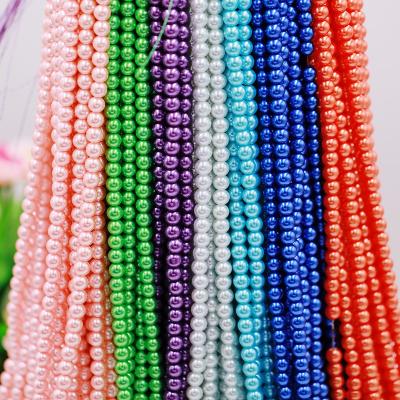 China Jewelry Making Bead China Manufacturer Glass Beads Wholesale Jewelry, 8mm Round Glass Beads Imitation Pearl Beads for sale