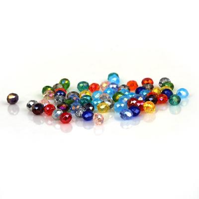 China Jewelry Making Beads Makers Accessories Crystal Beads , DIY Glass Charm Crystal Beads For Jewelry Making for sale