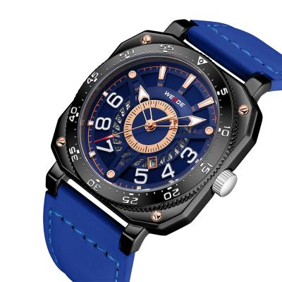 China WEIDE 2021 luxury brand men's watch 30m date waterproof sports watches casual quartz wristwatch men's watch for sale