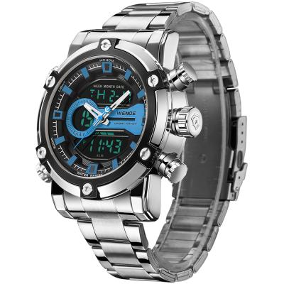 China WEIDE automatic date men watches brand men sport watch quartz digital readout pendulum top luxury male waterproof wristwatches for sale