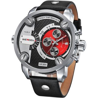 China Weide WH3301 Automatic Date Watch Men's Japan Movt Sports Fashion Luxury Leather Wristwatches Man for sale