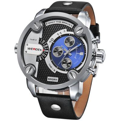 China Automatic Date WEIDE WH3301-4C Dual Time 3ATM Water Resistant Dual Analog Digital Men Sport Watch for sale