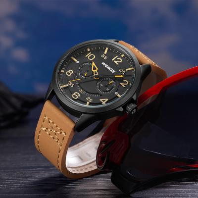 China Wholesale Leather Day/Date Private Label Watch Manufacturers Classic Watch For Men for sale