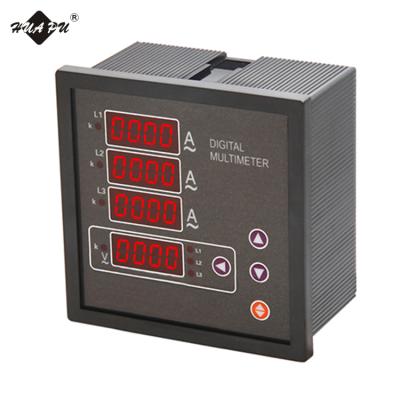 China For measuring current dc 96*96mm AC LED three phase digital panel combo meter from factory wholesale price for sale