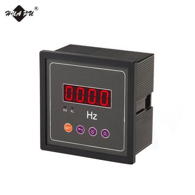 China To Measure Hertz LED Frequency Meter Single Phase Digital Panel Wholesale Electric Frequency Hertz Meter 96*96mm for sale